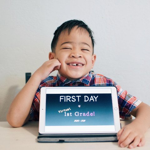 Noah's first day of first grade